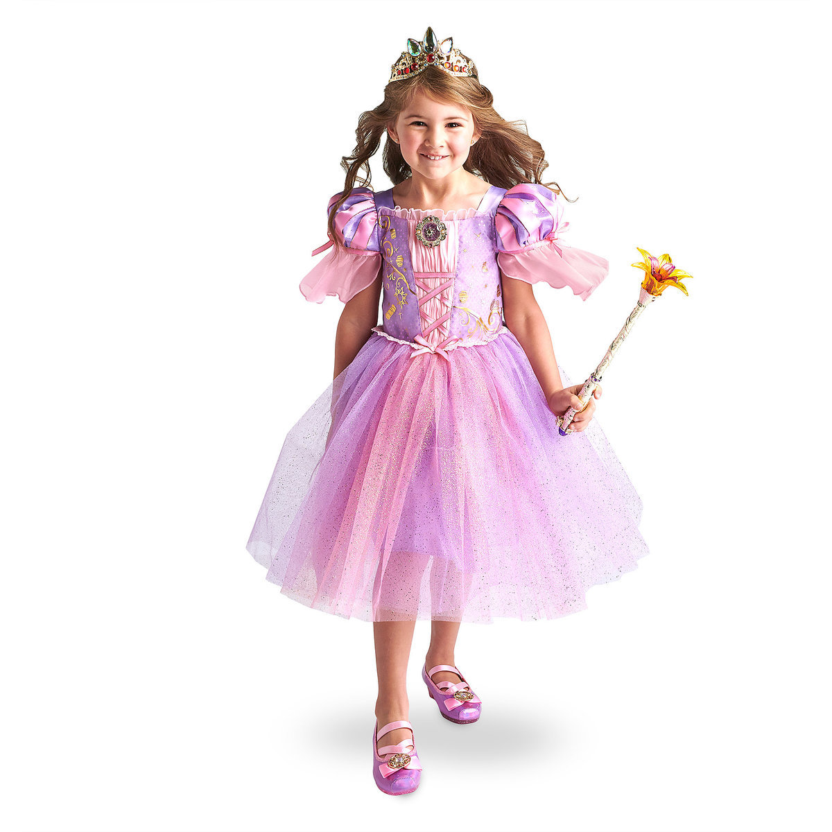 ชุดคอสตูมสำหรับเด็ก Disney Costume for Kids (Rapunzel Tangled the Series)