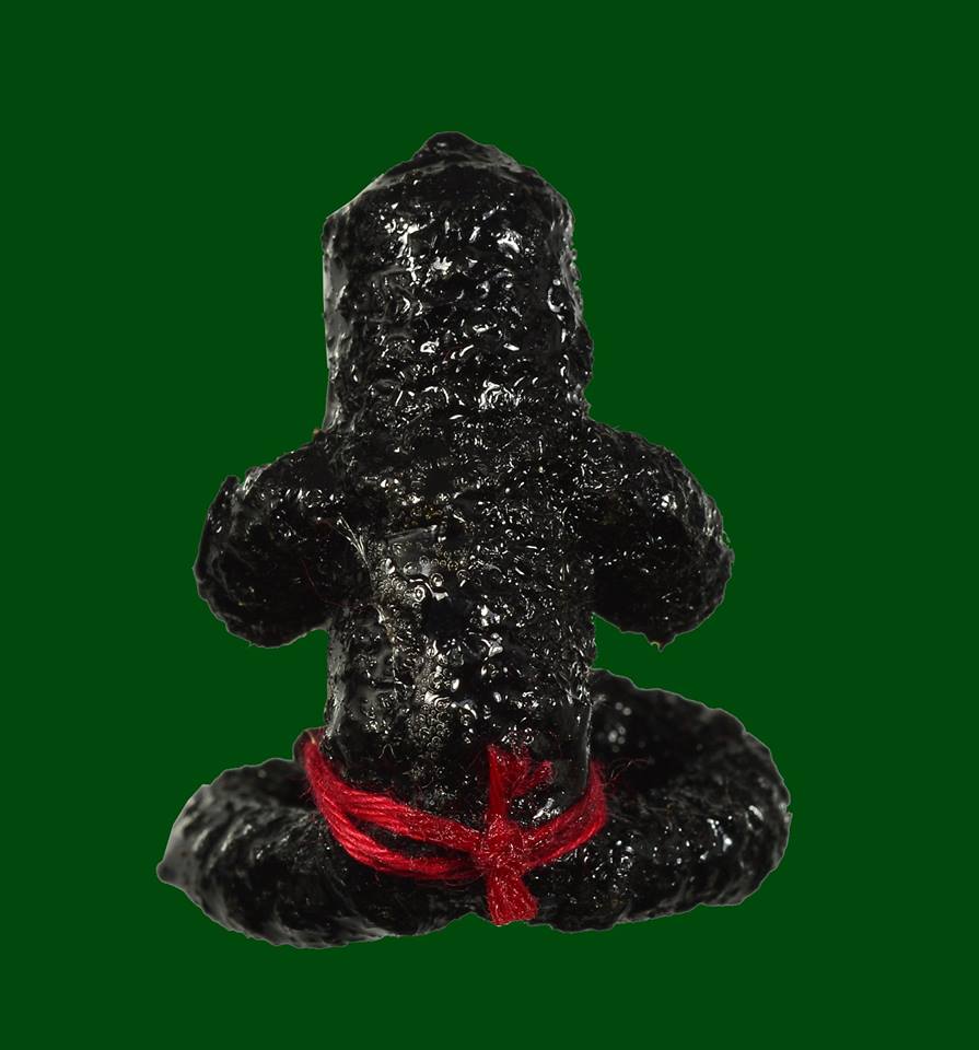 หุ่นพยนต์ หลวงพ่อเขียว(พ่อท่านเขียว หลวงตาเขียว) วัดห้วยเงาะ ปี2558