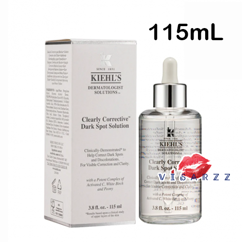 (Jumbo Size 115mL) Kiehl's Clearly Corrective Dark Spot Solution เซรั่มเข้มข้น สูตรลดเลือนจุดด่างดำ ช่วยให้ผิวหน้าเนียนใส ไม่หมองคล้ำ
