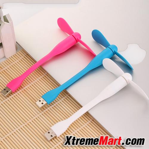 พัดลมเสียบ Smartphone (แบบยาว) Mini USB Fan (กรุณาระบุสี)