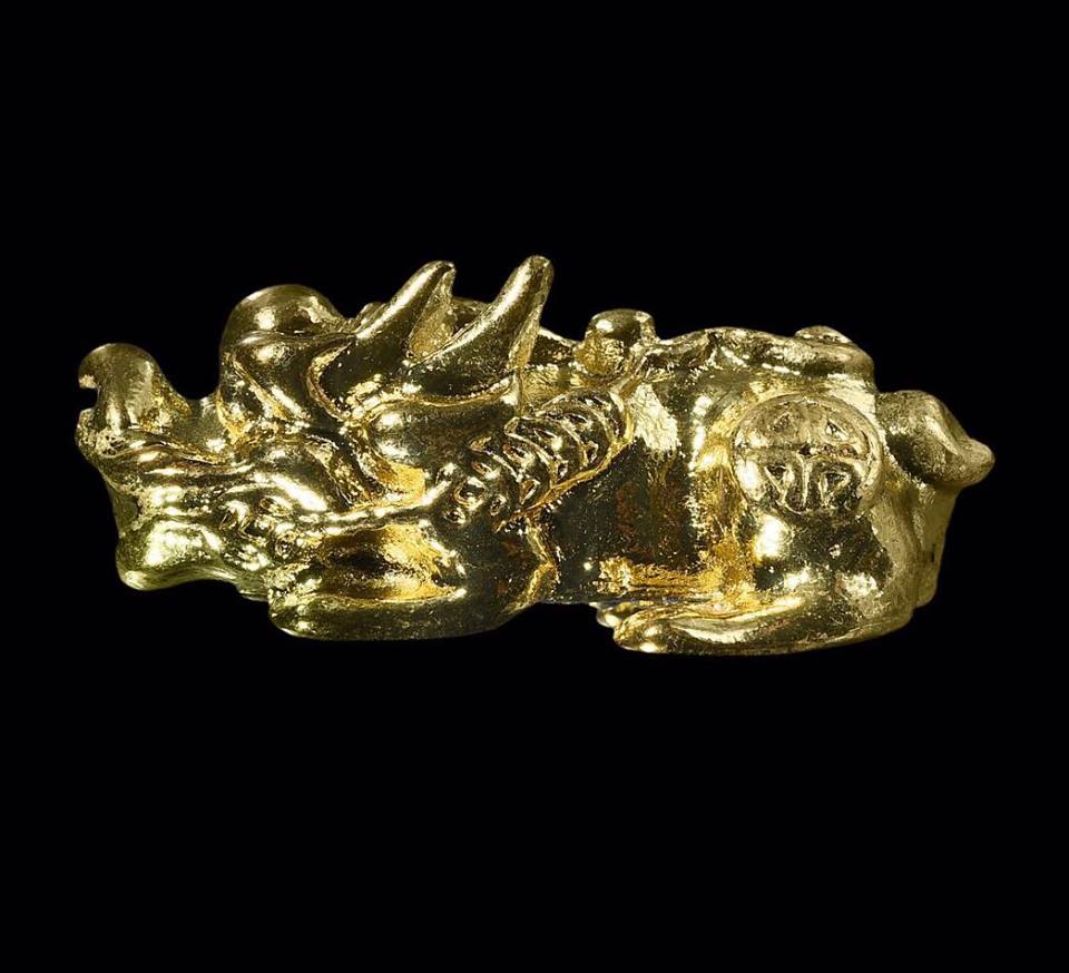 ปีเซียะ เนื้อโลหะทองเหลืองชุบทอง (ขายปลีก ขายส่ง)