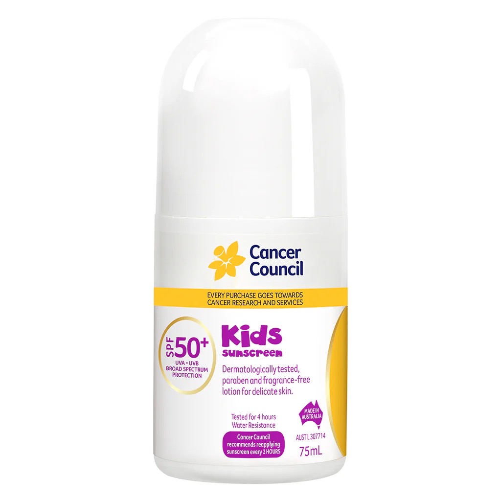 โรลออนกันแดดสำหรับเด็ก Cancer Council Kids Sunscreen SPF50+ Roll-On