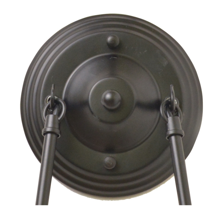 โคมไฟติดผนังสีดำ 2 ดวง ลายเชือกทรงโค้งสไตล์วินเทจ [LF-057]