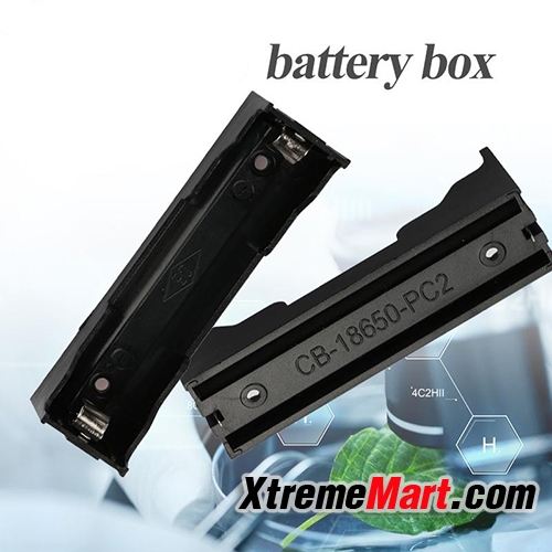 รางแบตเตอรี่แบบขาลง PCB สำหรับแบตเตอรี่ 18650 Battery Case Holder CB-18650-PC2 (ชิ้นละ)