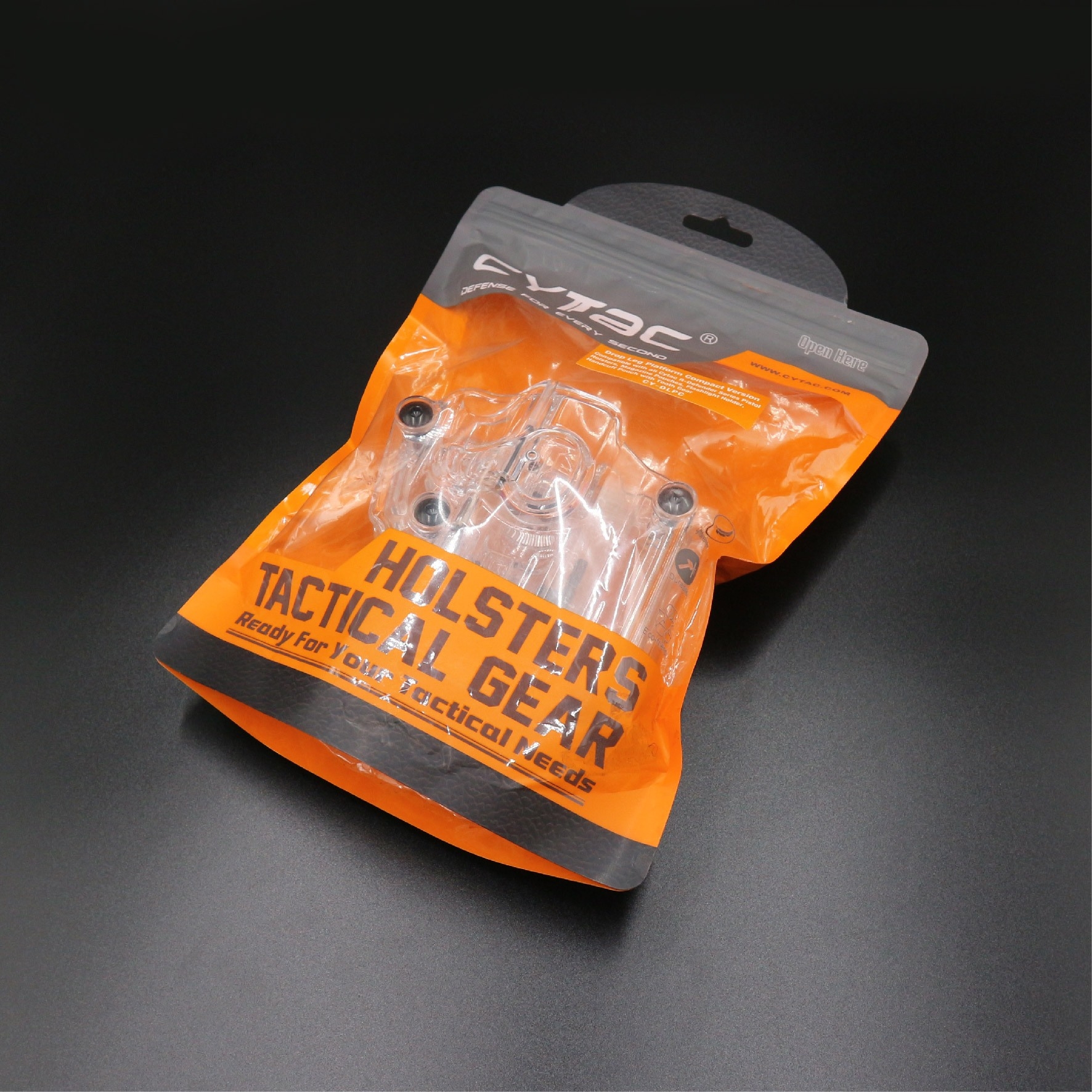 CYTAC thailand ซองพกนอกปลดล็อคนิ้วชี้ Mega-fit แบบใส (ซองใส)