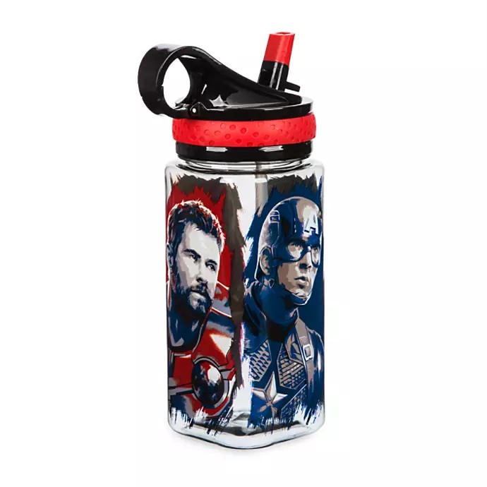 กระติกน้ำแบบหลอดดื่มสำหรับเด็ก Disney Marvel's Avengers: Endgame Water Bottle with Built-In Straw (2019)