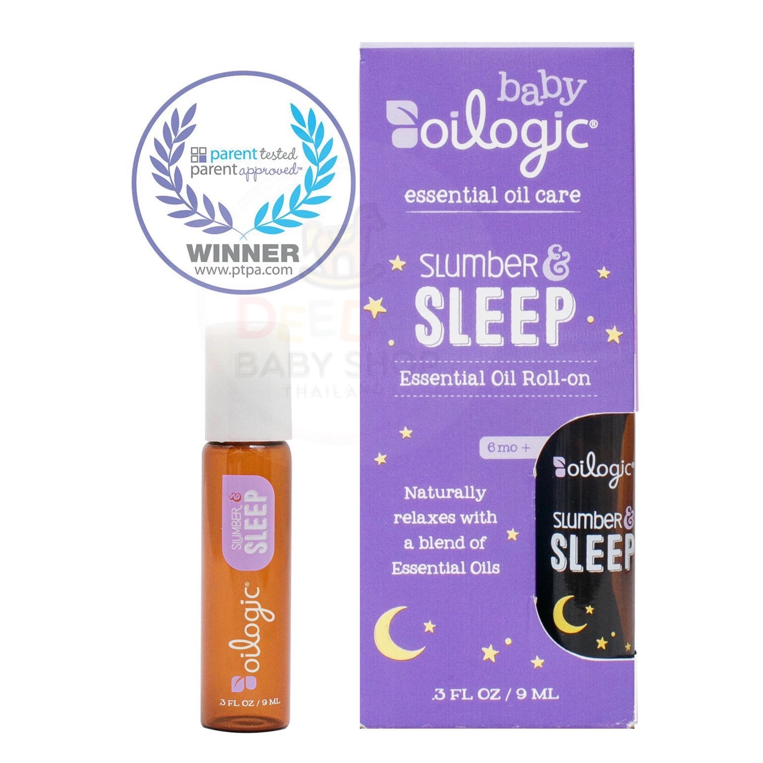 โรลออนเสริมการนอนหลับสำหรับทารกและเด็กเล็ก Oilogic Slumber & Sleep Essential Oil Roll-on for Babies & Toddlers