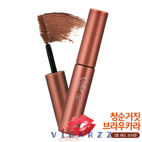 Etude House Color My Brows # 03 Red Brown สีน้ำตาลแดง มาสคาร่าปัดขนคิ้วให้สีคิ้วปลี่ยนสีได้สวยทันใจ