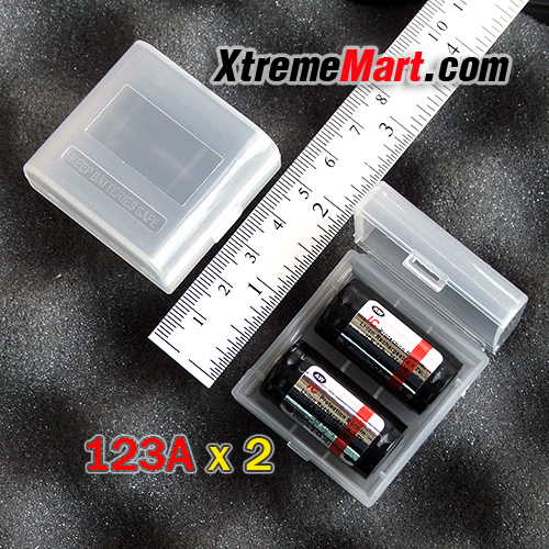 กล่องใส่แบตเตอรี่ CR123A 16340
