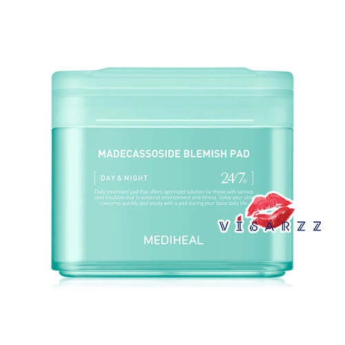 (ฉลากไทย ฟ้า) Mediheal Madecassoside Blemish Pad 170mL 100 แผ่น เมดิฮีลโทนเนอร์แพด เคลียร์รอยสิว ลดผิวอักเสบ จากเมดิฮีล