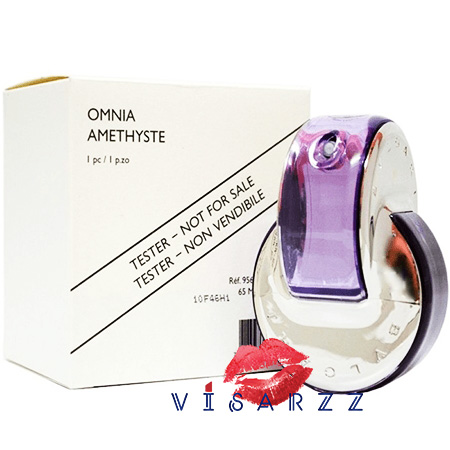 (กล่อง Tester) Bvlgari Omnia Amethyste EDT 65 mL กลิ่นหอมที่ละเอียดอ่อน ล้ำค่า และอ่อนหวานที่มาพร้อมกับสัญลักษณ์ดอกไอริส