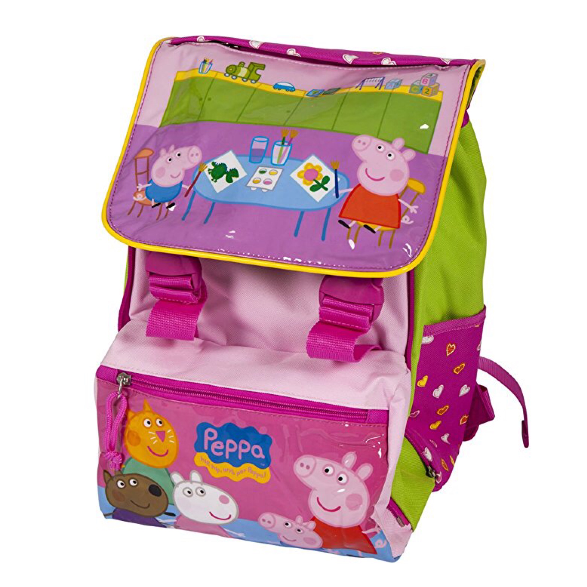 กระเป๋าเป้สะพายหลังสำหรับเด็ก Peppa Pig Extensible Backpack for Kids (Pink)