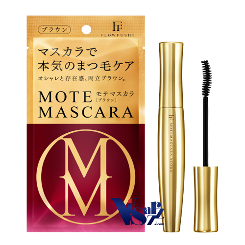 (ซองน้ำตาล) FlowFushi MoteMascara Brown 7g มาสคาร่าเนื้อฟิล์มกันน้ำ ช่วยบำรุงขนตาให้ยาวขึ้น และแข็งแรงไม่หลุดร่วงง่าย ขนตาดูหนาและยาวอย่างป็นธรรมชาติ ช่วยให้ดวงตาดูหวาน อ่อนโยน