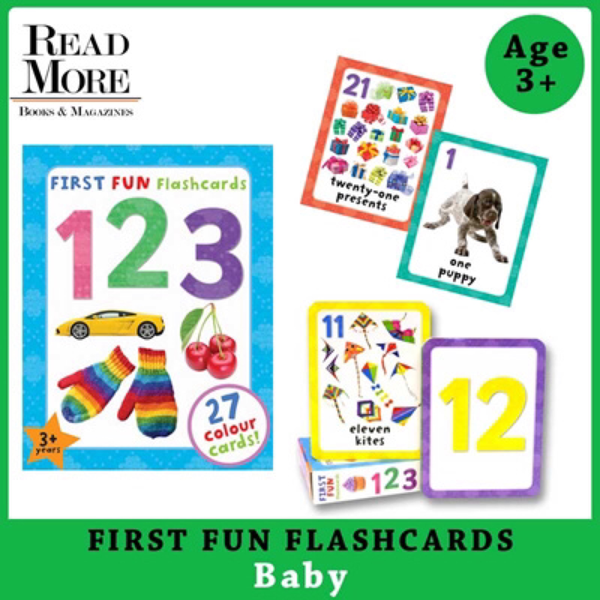 ชุดแฟลชการ์ดแสนสนุก First Fun Flashcards (Animals)