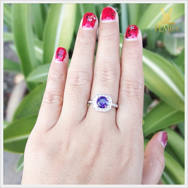 แหวนอเมทิสต์แท้ เสริมสติปัญญาปราดเปรื่อง ความคิดสร้างสรรค์