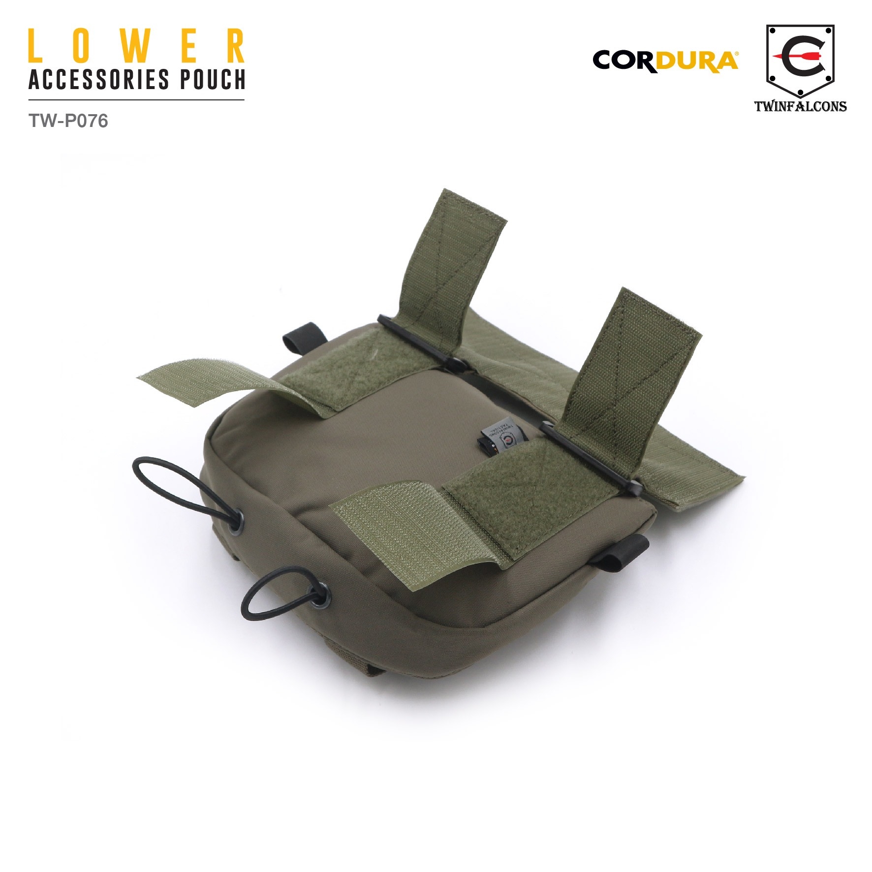 🇹🇭⫸ กระเป๋าเสริมติดเวส Lower Accessories Pouch ( Twinfalcons ) [ TW-P076 ]