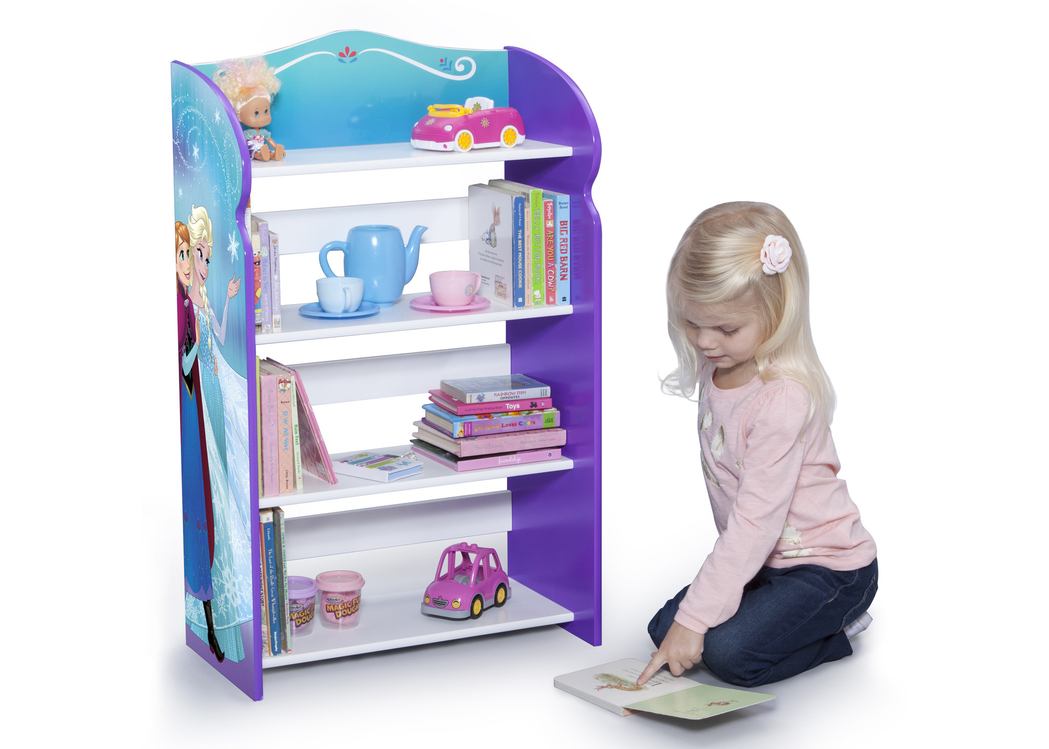 ชั้นวางหนังสือไม้แสนน่ารัก Delta Children Bookshelf (Disney Frozen)