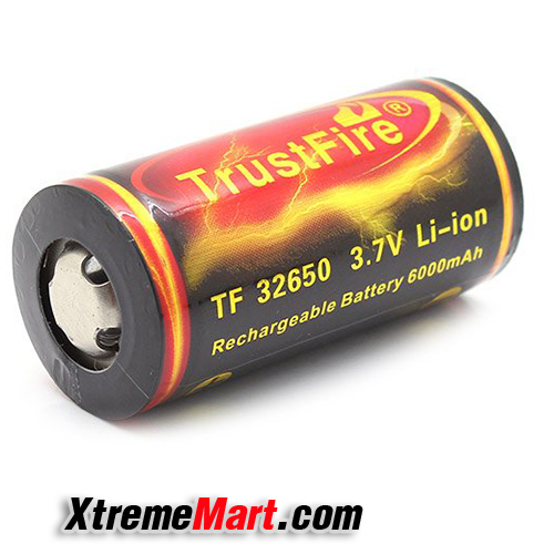แบตเตอรี่ Trustfire 32650 3.7V 6000mAh Protected Rechargeable Li-ion Battery (ก้อนละ)