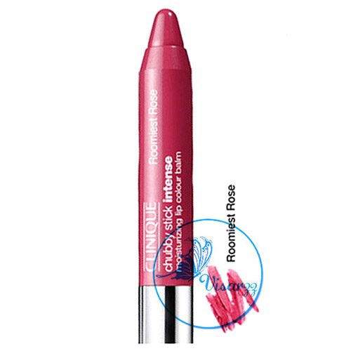 (Tester) Clinique Chubby Stick Moisturizing Lip Colour Balm 1.2 g No.06 Roomiest Rose สีชมพูใส ลิปปาล์มบำรุงริมฝีปาก เพิ่มความชุ่มชื่นระหว่างวัน