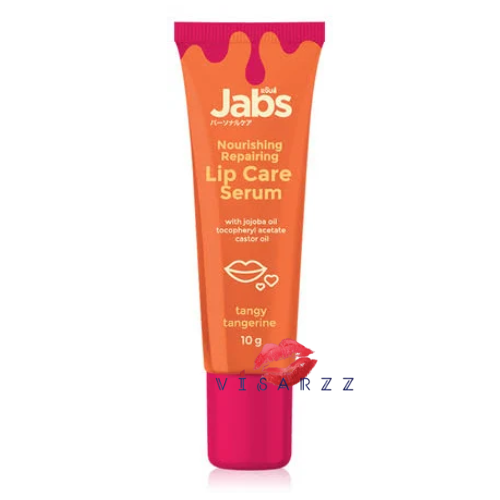 (01 Tangy Tangerine) Jabs Nourishing Repairing Lip Care Serum 10g แจ๊บส์นอริชชิ่ง รีแพร์ริ่ง ลิปแคร์ เซรั่ม ลิปเซรั่ม บำรุงริมฝีปาก