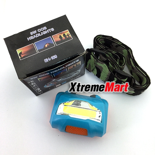 ไฟฉายคาดหัว SH-169 3W COB Headlights