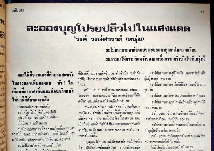 ฟ้าเมืองไทย ฉบับที่ 252