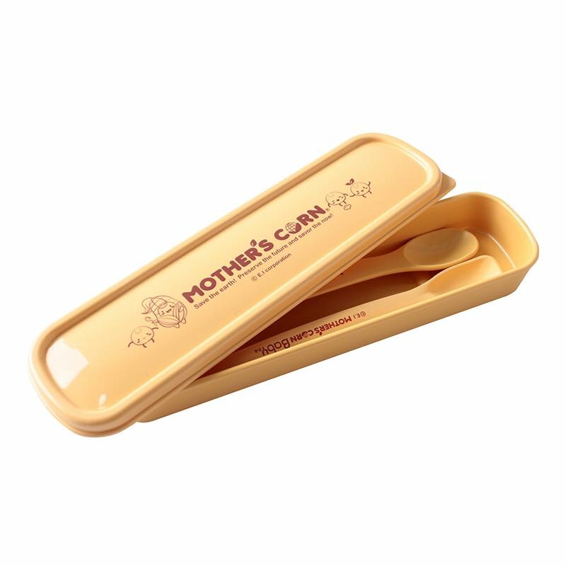 ชุดช้อนป้อนอาหาร Step1 & Step2 จากข้าวโพดปลอดสารพิษพร้อมกล่องบรรจุ Mother's Corn Baby Feeding Spoon Set