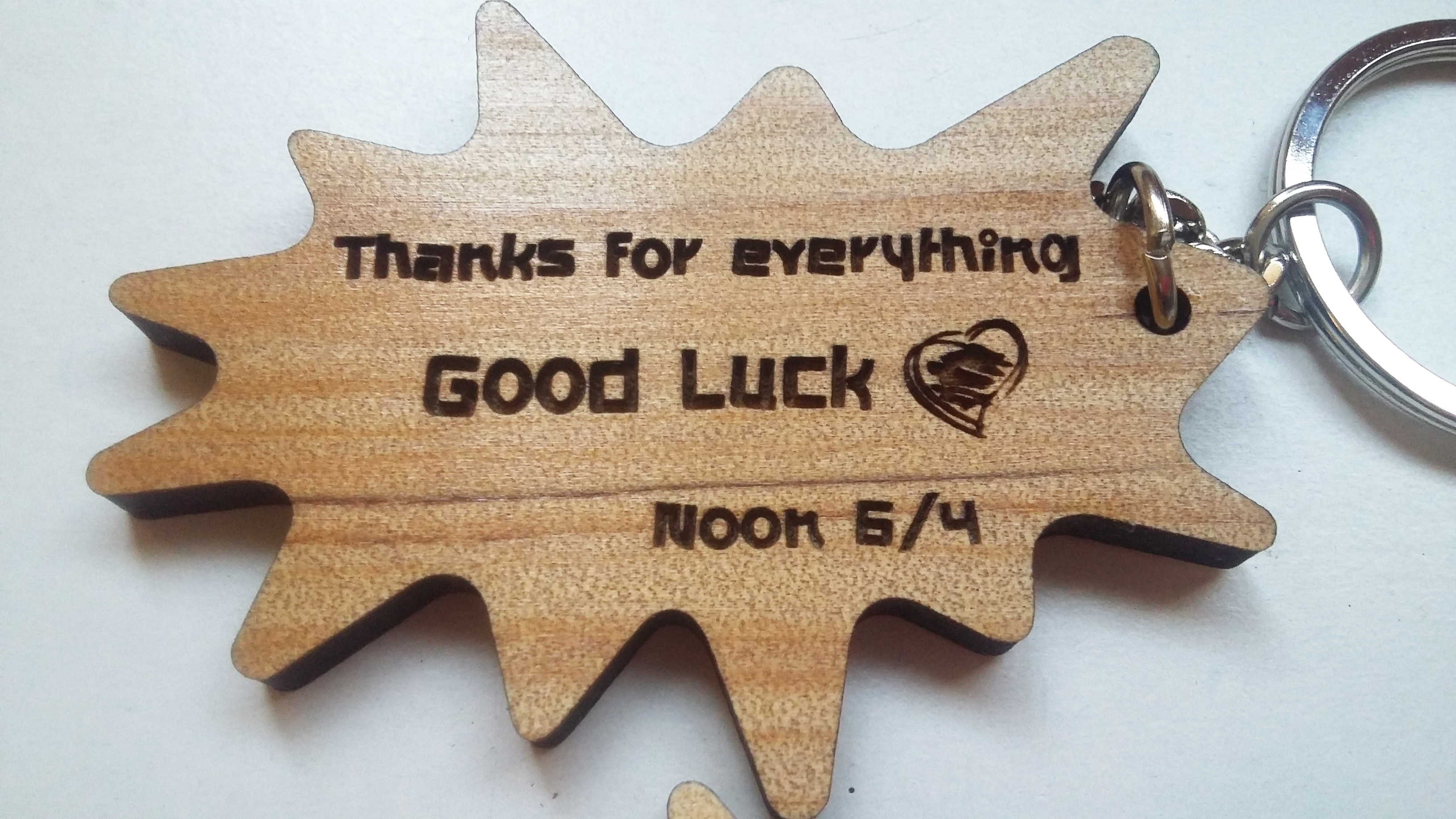 พวงกุญแจไม้ พวงกุญแจที่ระลึก จบการศึกษา