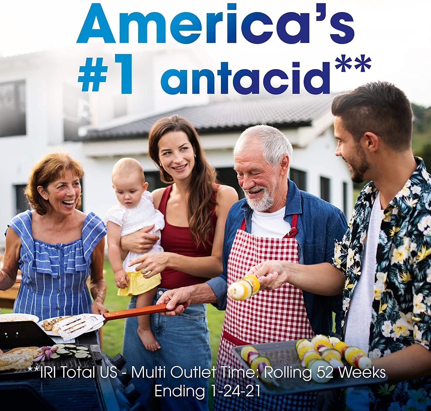 เม็ดเคี้ยวบรรเทาอาการกรดไหลย้อน TUMS Antacid Ultra Strength 1000 - Assorted Berries (12 Chewable Tablets)