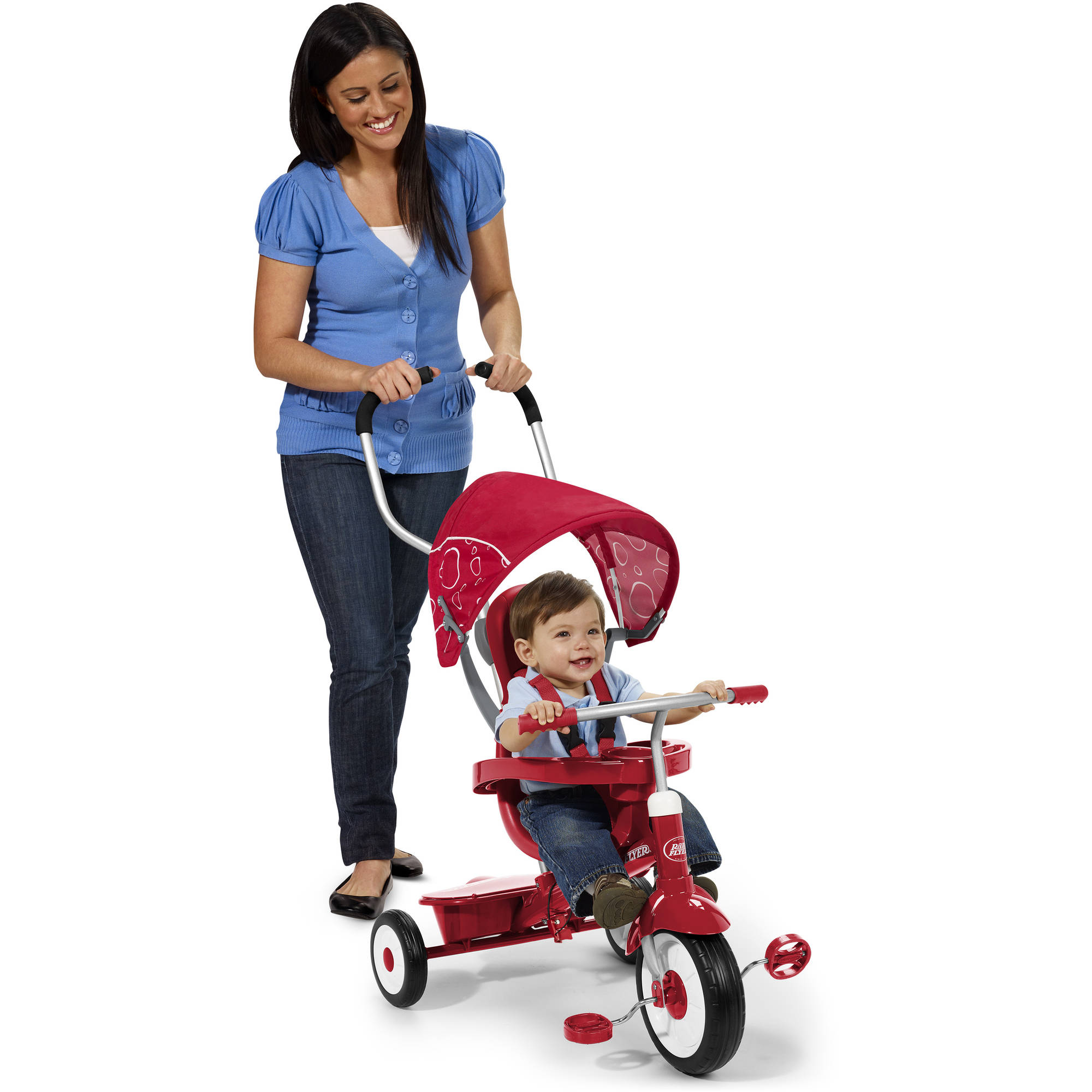 จักรยานสามล้อเอนกประสงค์ Radio Flyer 4-in-1 Stroll 'n Trike (Red)