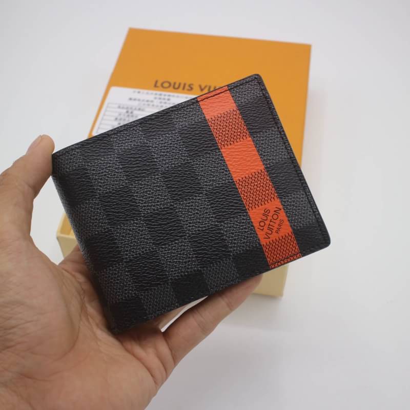 กระเป๋าสตางค์ l damier slender wallet ชาย ใบสั้น