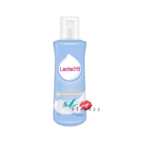 (สีฟ้า) Exp.11/27 Lactacyd Pearly Intimate 150mL แลคตาซิคผลิตภัณฑ์ทำความสะอาดจุดซ่อนเร้นอย่างอ่อนโยน ป้องกันกลิ่นไม่พึ่งประสงค์ มั่นใจตลอดวัน
