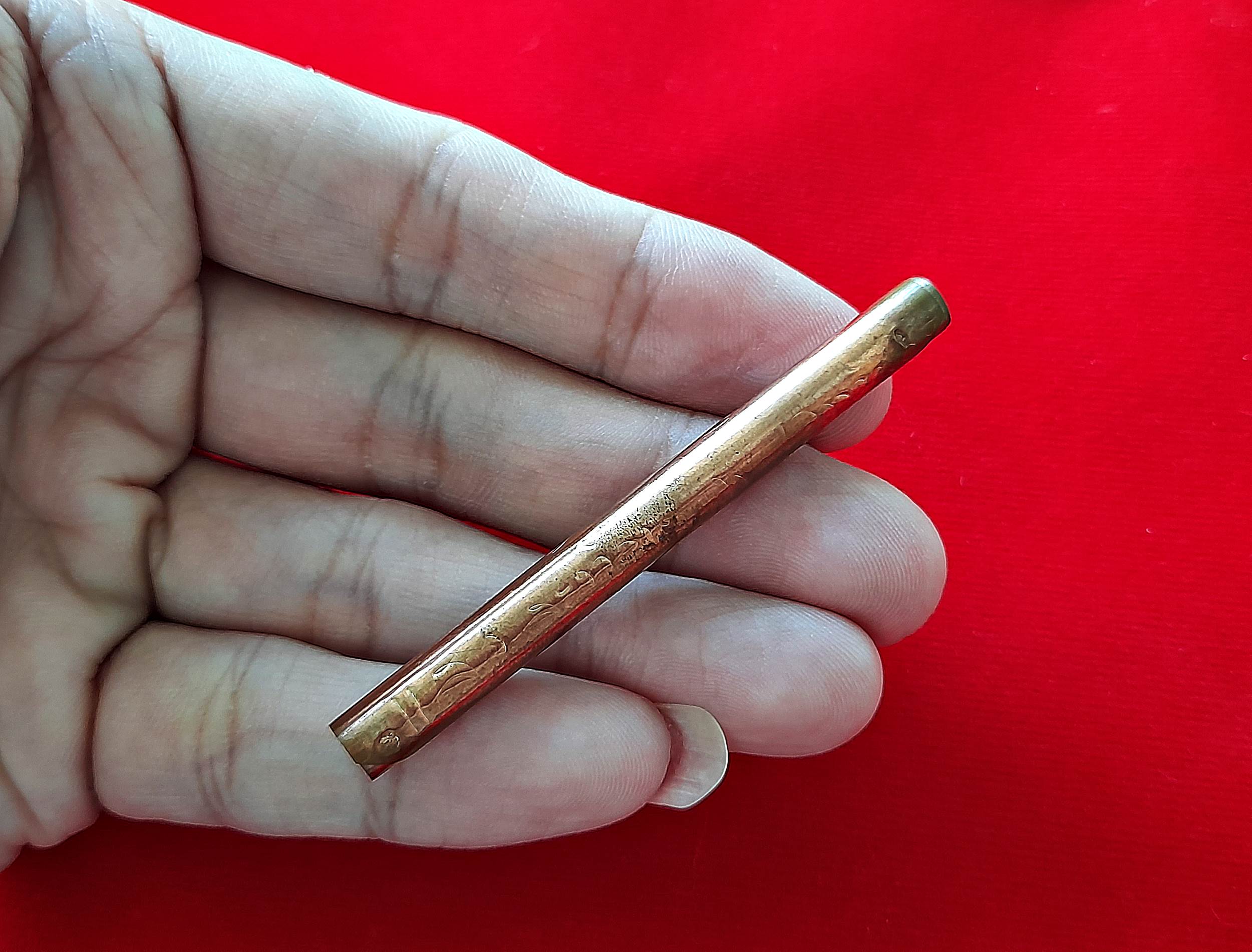 #ตะกรุดแสงสะท้อน (มหาสะท้อน) เนื้อทองแดง ปี2564 #รับประกันแท้ - พระอาจารย์ชลเทพ(พระอาจารย์เอราวัณ)