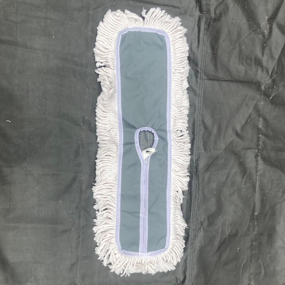 อะไหล่ผ้าดันฝุ่นสีขาว 24 นิ้ว (แบบผ้าผูก)