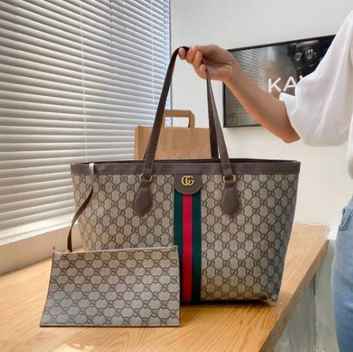 GUCCI OPHIDIA GG MEDUIM TOTE BAG (G9896) Gift With Purchase (GWP) (แอดไลน์ก่อนสั่งซื้อ)