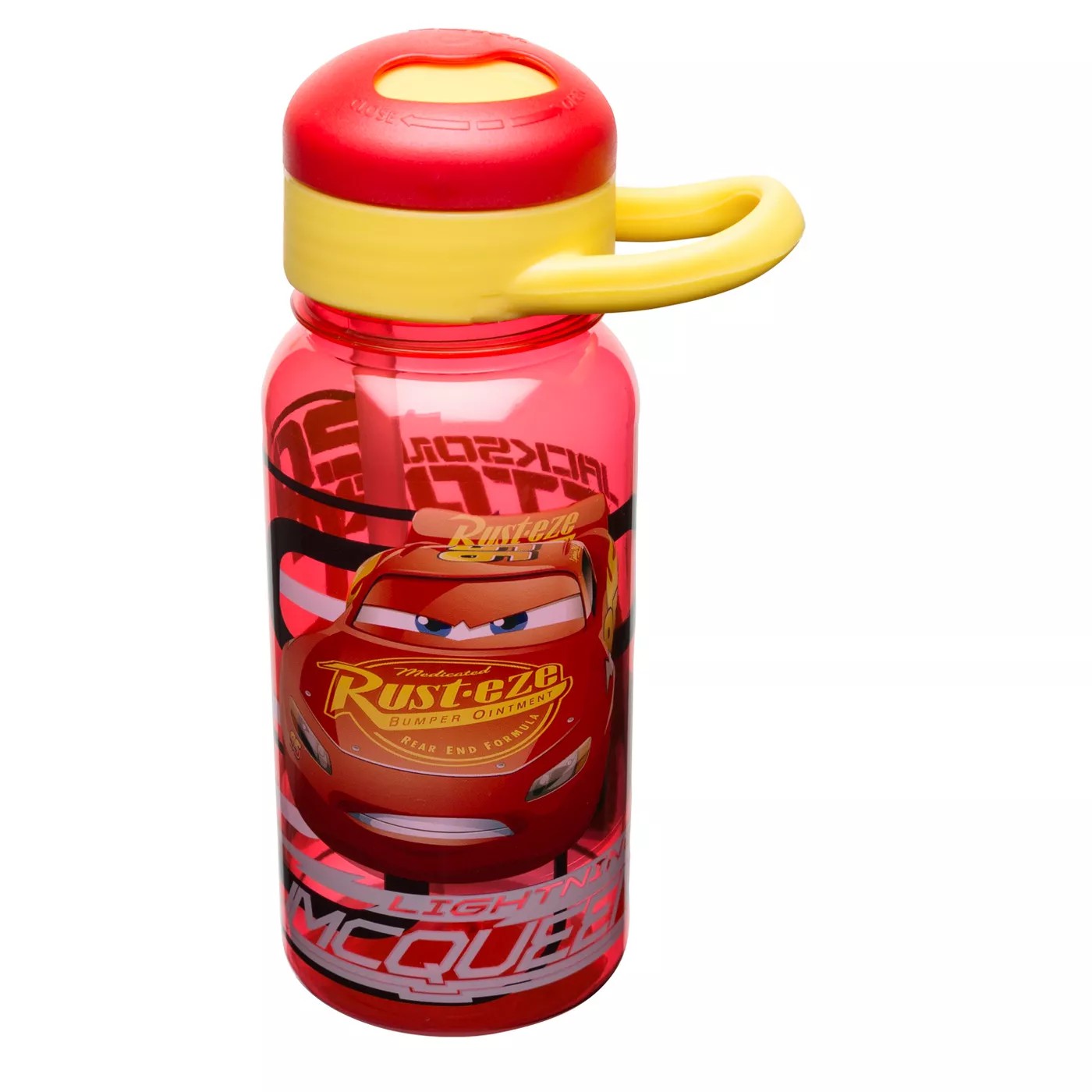 กระติกน้ำแบบหลอดดูดสำหรับเด็ก Zak! Cars 14 Oz. Water Bottle with Straw