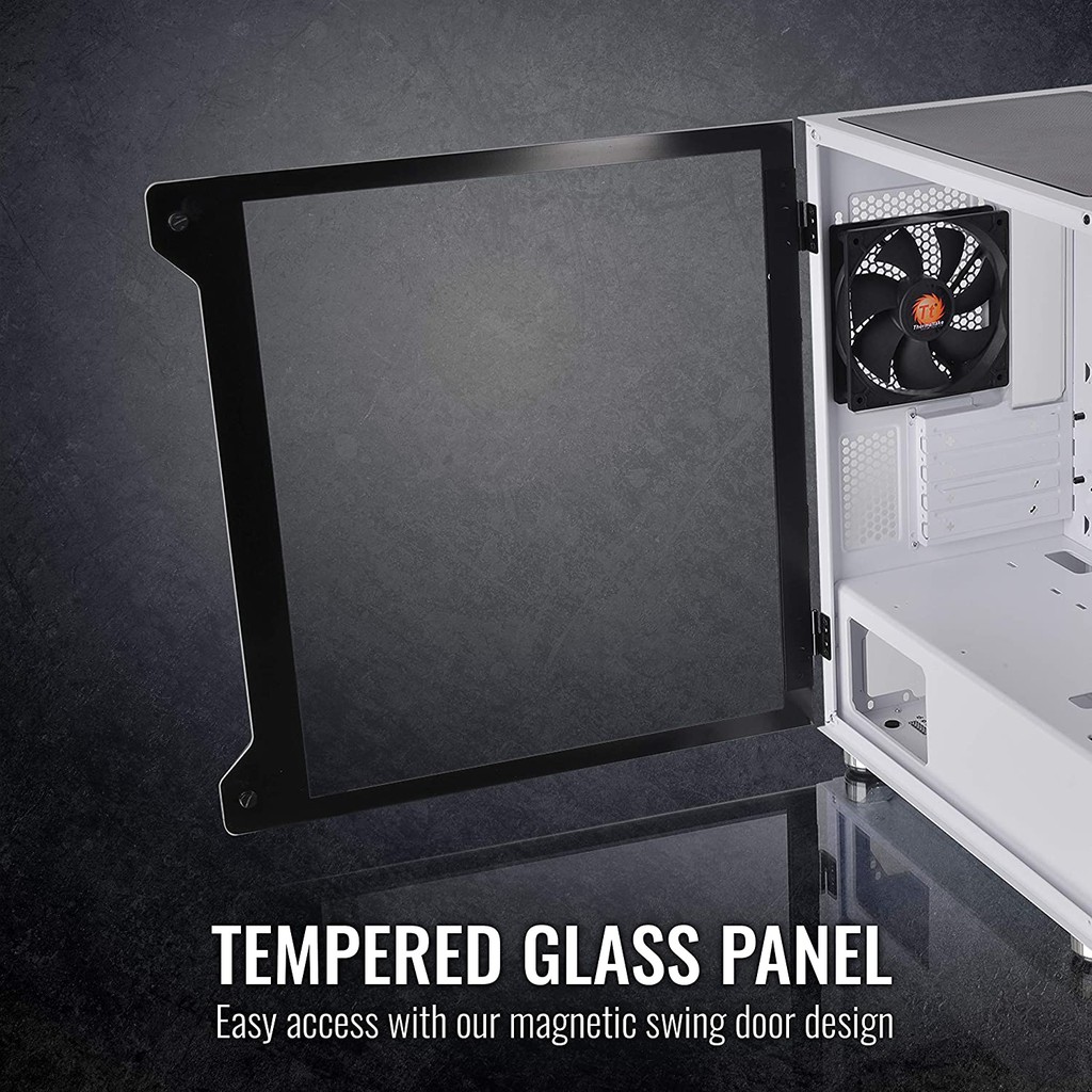 Case Thermaltake S100 Snow, S100 mATX Tempered Glass #เคส