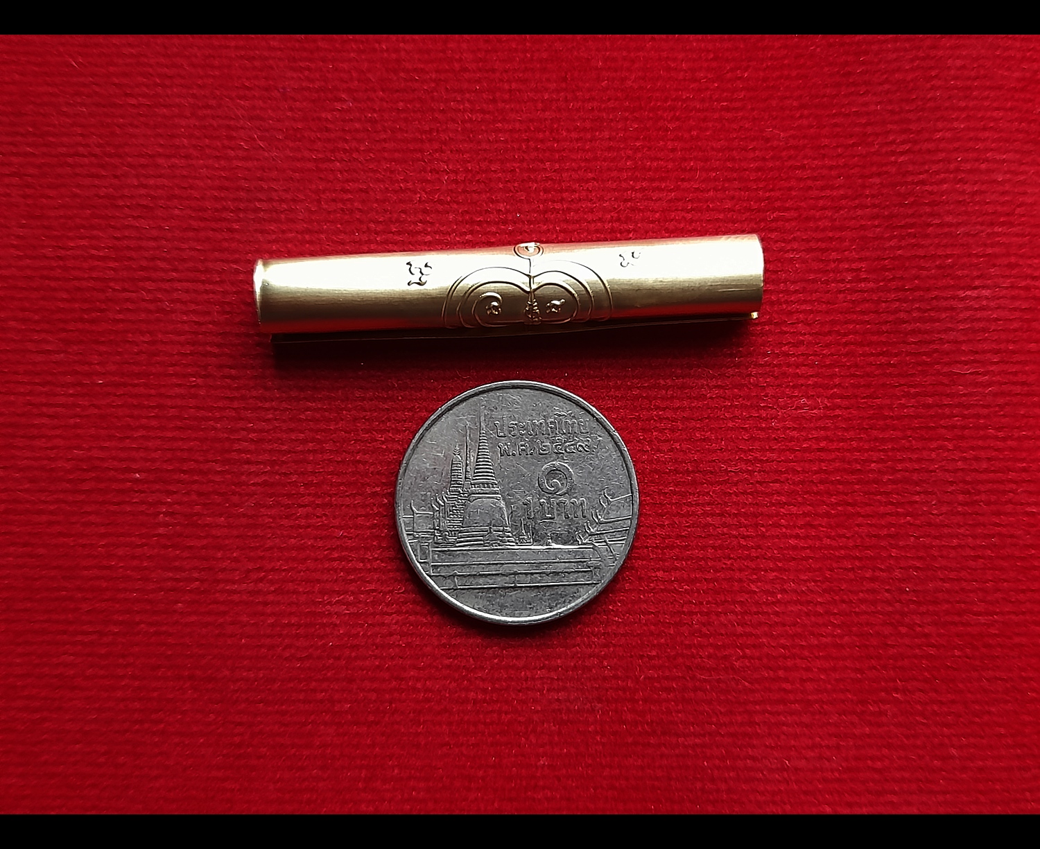 ตะกรุดเทพรัญจวน เนื้อทองเหลือง ((วิชาเสน่ห์เมตตา สายหลวงปู่ทิม วัดระหารไร่ เสน่ห์แม้แต่เทพยังทนไม่ได้) ปี2563 #รับประกันแท้