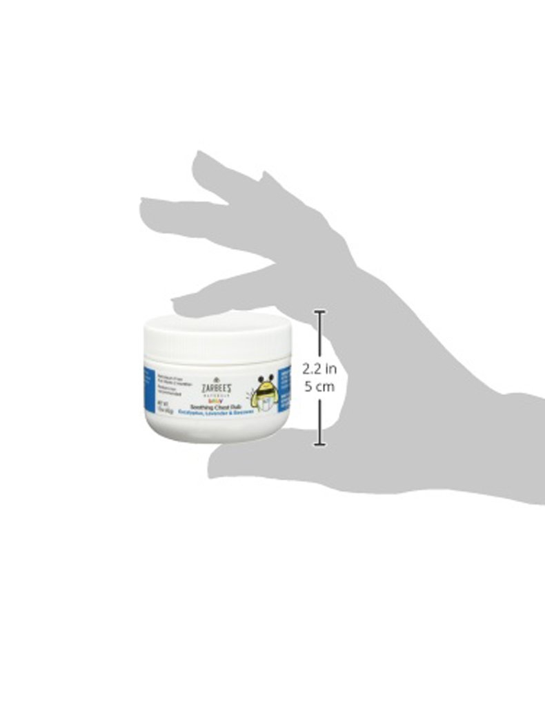 บาล์มขี้ผึ้งจากธรรมชาติสำหรับทารกและเด็กเล็ก Zarbee's Naturals Baby Soothing Chest Rub