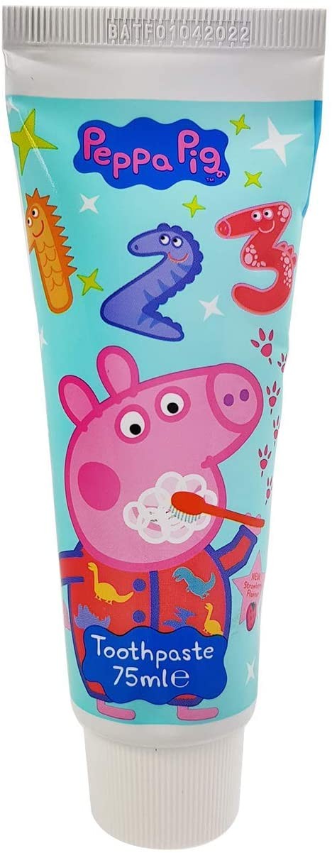 ยาสีฟันผสมฟลูออไรด์สำหรับเด็ก KOKOMO Peppa Pig Fluoride Toothpaste