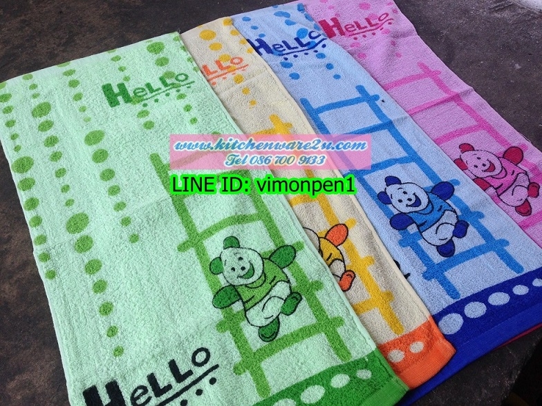 P09190 ผ้าขนหนูเอนกประสงค์ 30*60 ซม (ราคาขายส่งต่อ 1 โหล:12 ผืน)