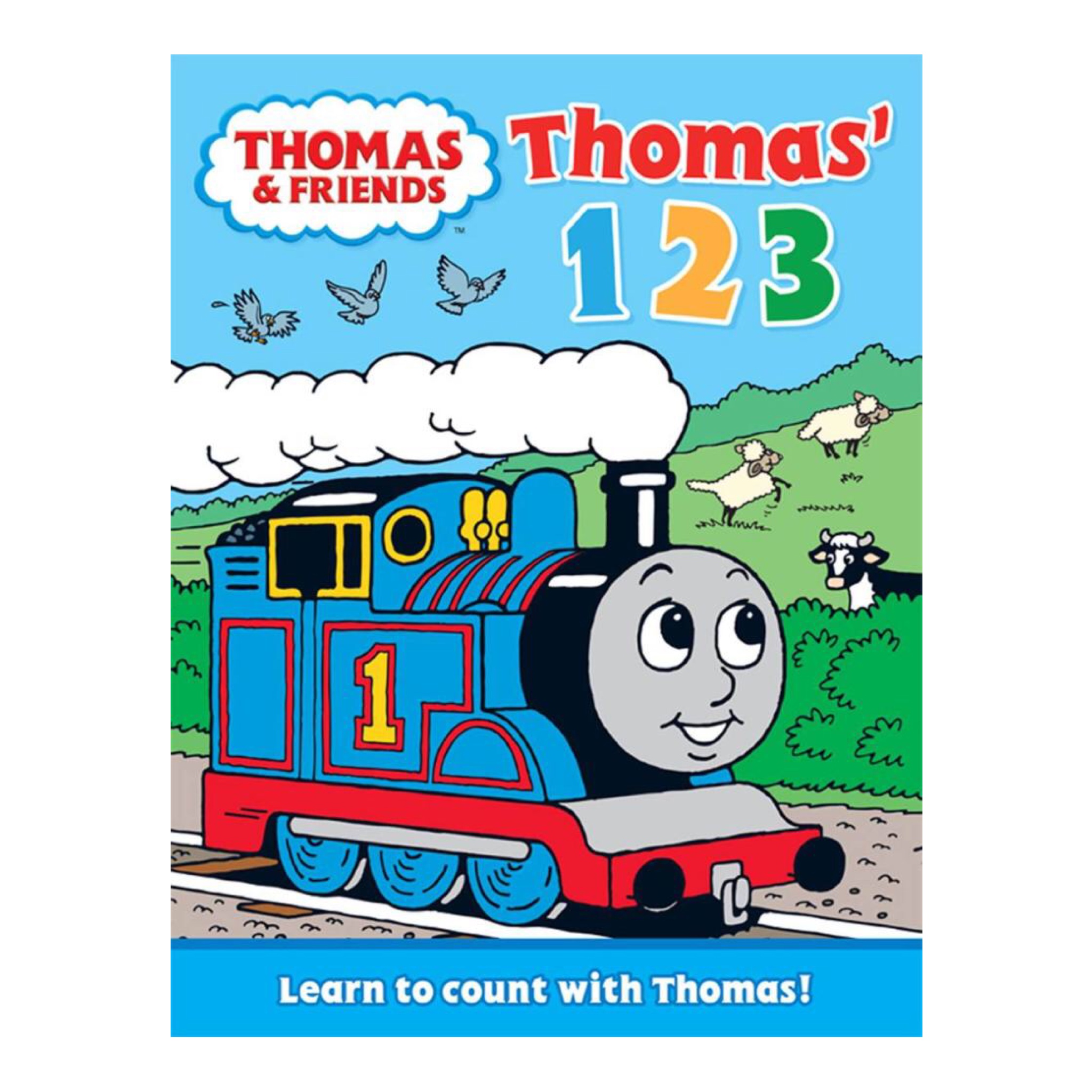 หนังสือรถไฟโทมัสสอนนับเลข Thomas & Friends Thomas' 123 Learn to count with Thomas!