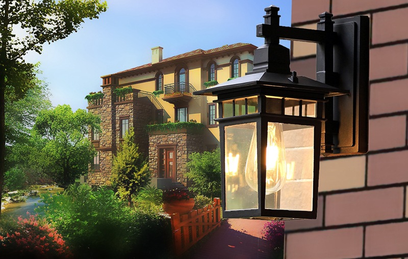 โคมไฟติดผนังภายนอก European garden [A2033]