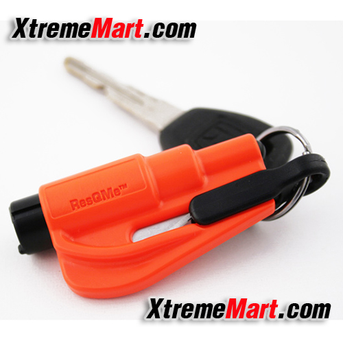 พวงกุญแจฉุกเฉิน ResQme พวงกุญแจยิงกระจก และตัดสายเบลธ์