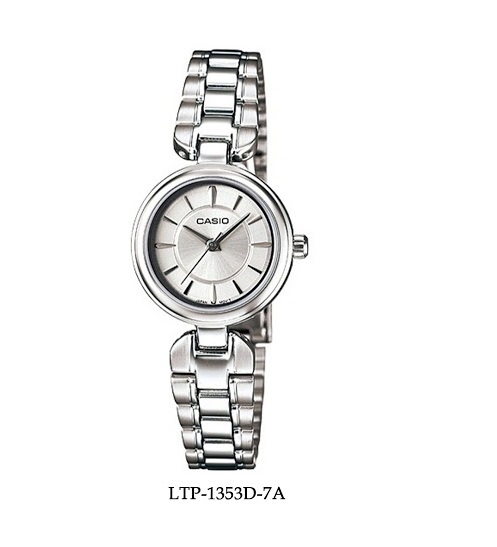 Karnvera Shop นาฬิกาข้อมือผู้หญิง Casio Standard Analog Woman Watch LTP-1353D-7A (สินค้าราคาพิเศษ ไม่มีกล่อง)