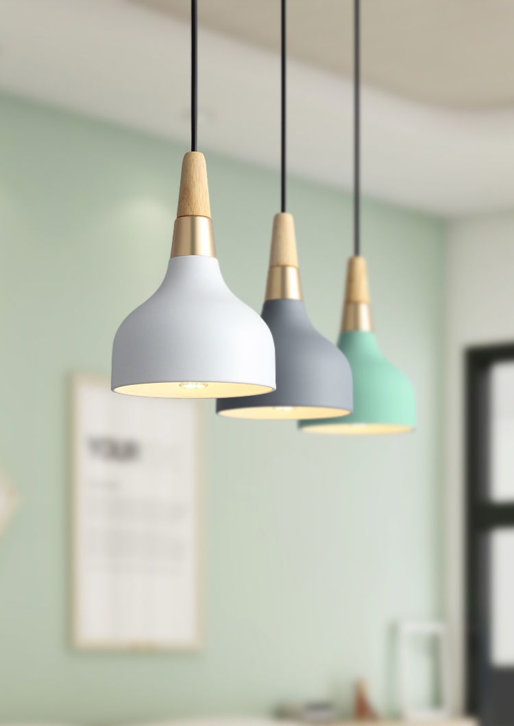 โคมไฟแขวนเพดานหัวจุกไม้ตัดลายสีโรสโกลสไตล์นอร์ดิก [DD-005]