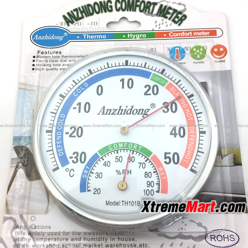เครื่องวัดอุณหภูมิและความชื้น Anzhidong Comfortable Mete TH101B