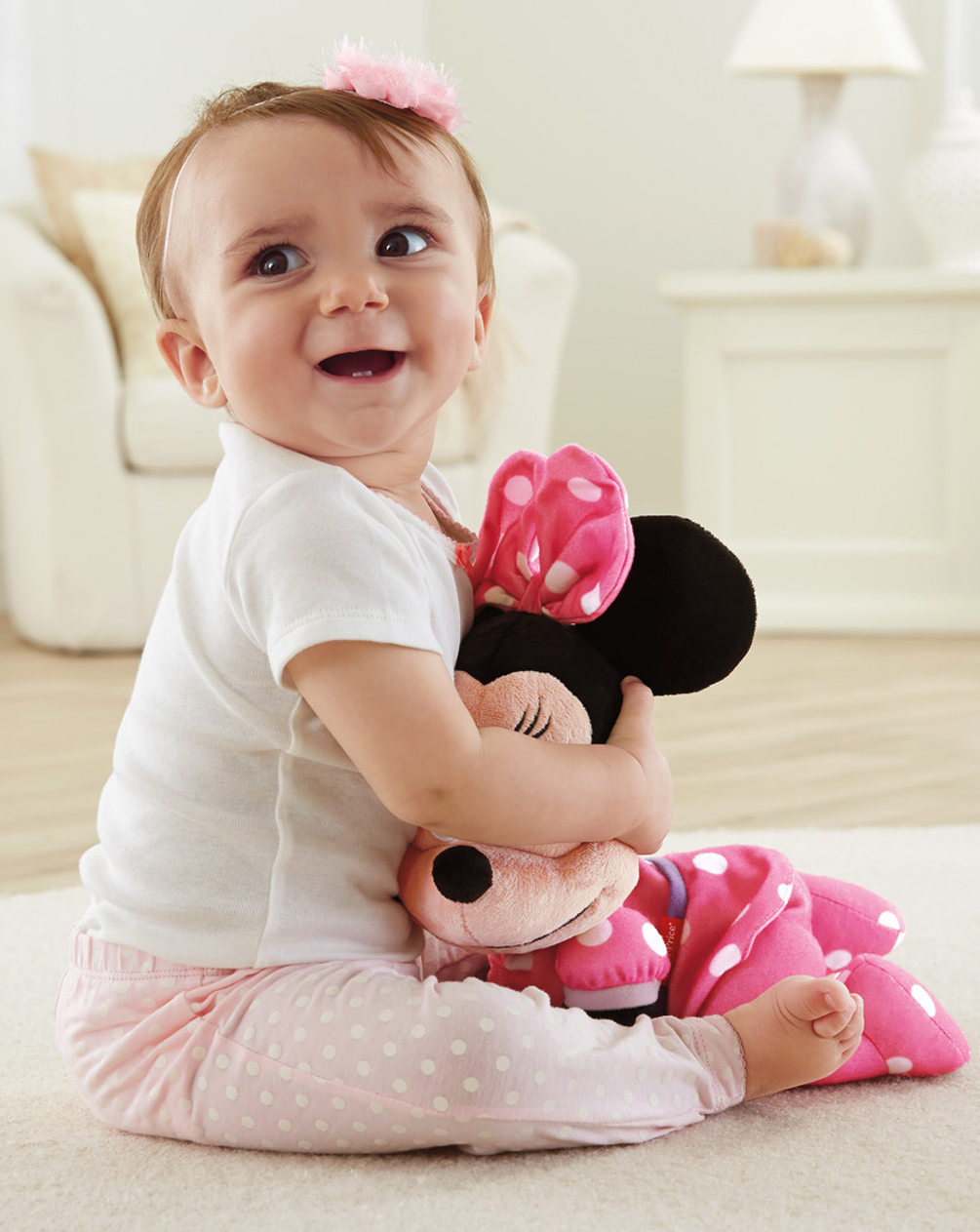 มินนี่เม้าส์ชวนคลาน Fisher-Price Disney Baby Minnie Mouse Musical Touch 'n Crawl