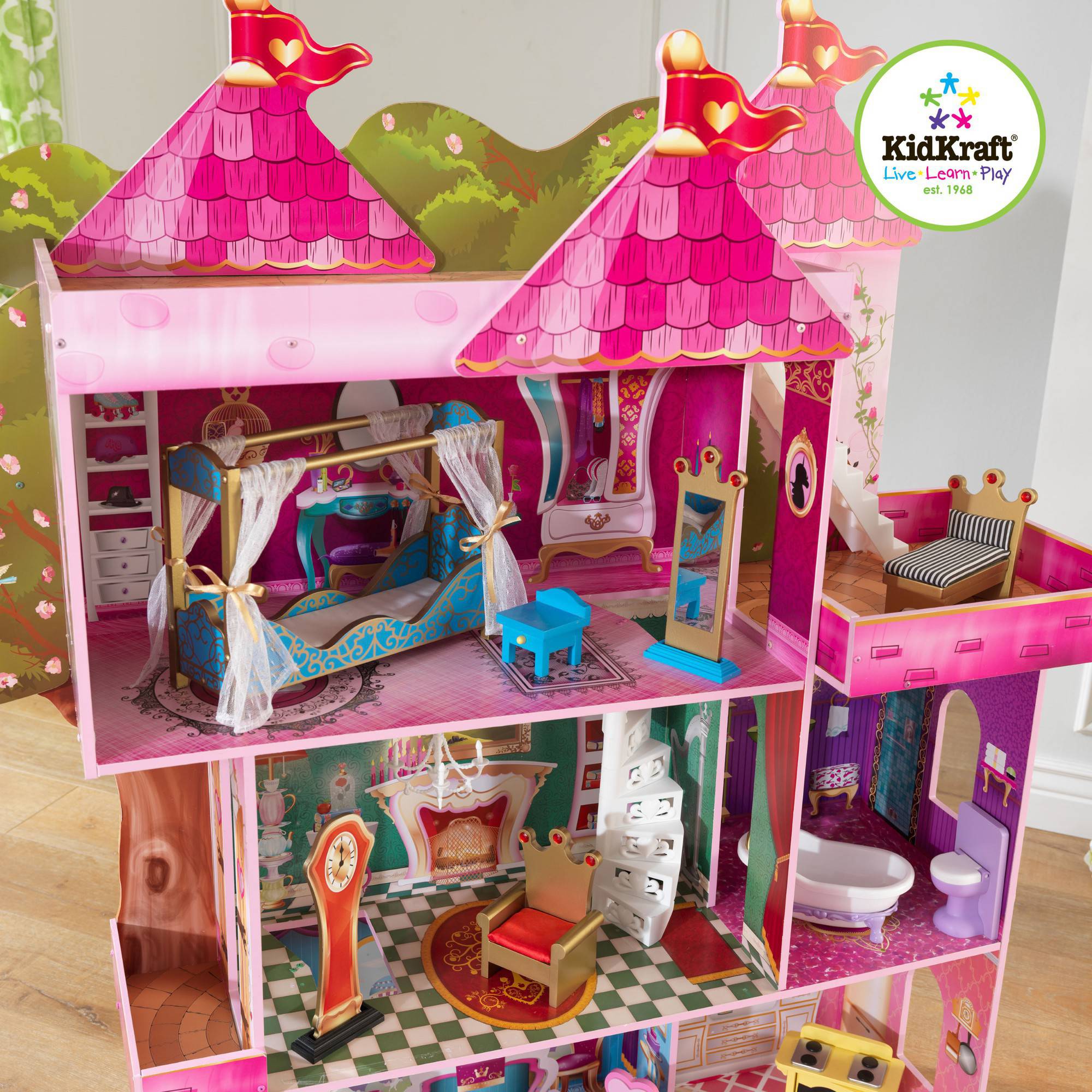 บ้านตุ๊กตาแสนหวาน KidKraft Storybook Wooden Mansion Dollhouse