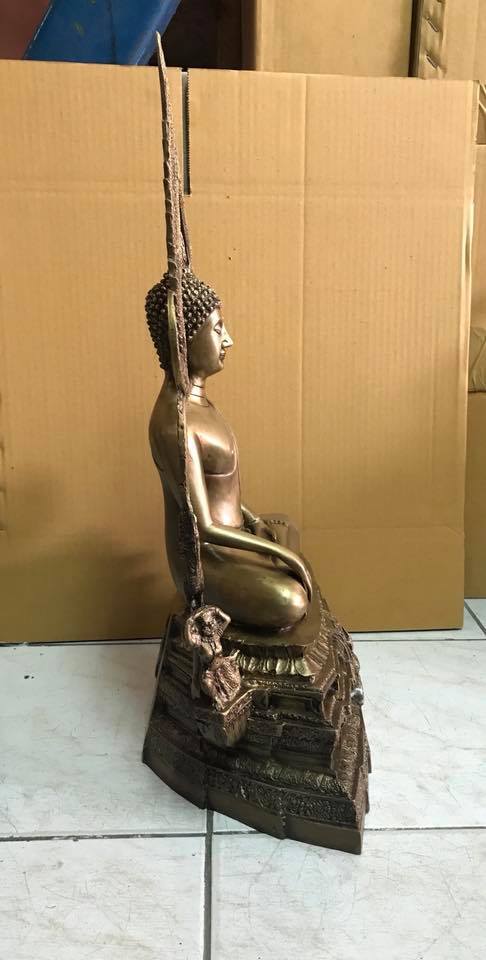 รูปหล่อ พระพุทธชินราช (หน้าตัก9นิ้ว สูง23นิ้ว) พิธีมหาพุทธาภิเษก เนื้อทองเหลือง